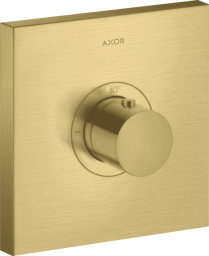 Bild von HANSGROHE AXOR ShowerSelect Thermostat HighFlow for concealed installation square Brushed Brass 36718950