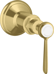 Bild von HANSGROHE AXOR Montreux Shut-off valve for concealed installation with lever handle Brushed Brass 16872950