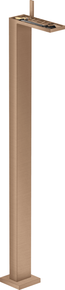 HANSGROHE AXOR MyEdition Einhebel-Waschtischmischer bodenstehend mit Push-Open Ablaufgarnitur ohne Platte #47042310 - Brushed Red Gold