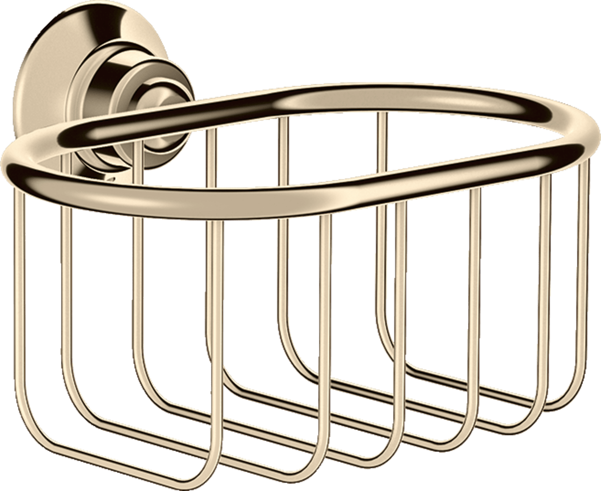 HANSGROHE AXOR Montreux Seifenkorb 160/101 #42065830 - Polished Nickel