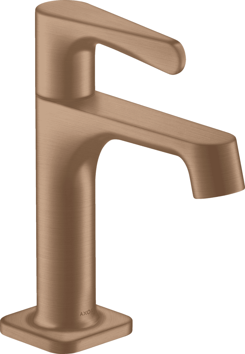 Зображення з  HANSGROHE AXOR Citterio M Pillar tap 90 without waste set #34130310 - Brushed Red Gold