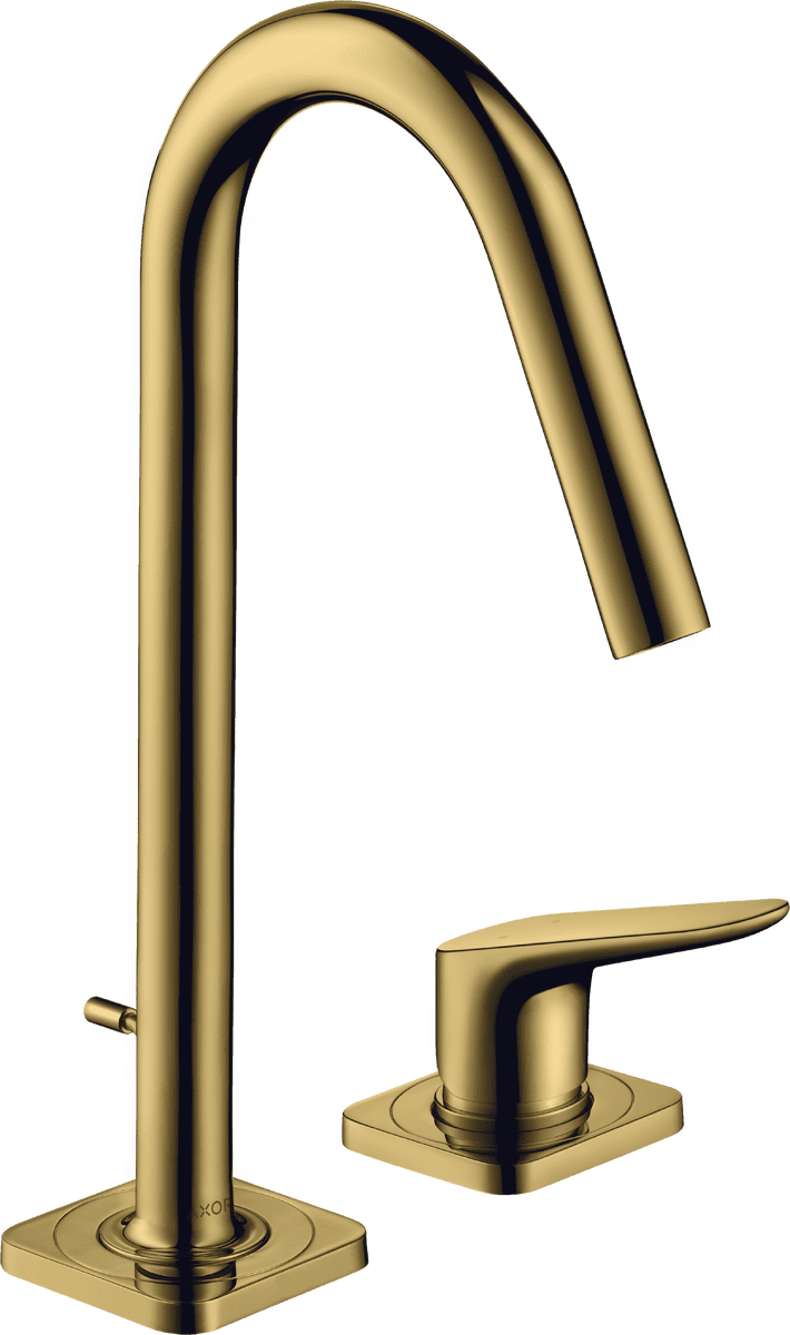 HANSGROHE AXOR Citterio M 2-Loch Waschtischmischer 160 mit Zugstangen-Ablaufgarnitur #34132990