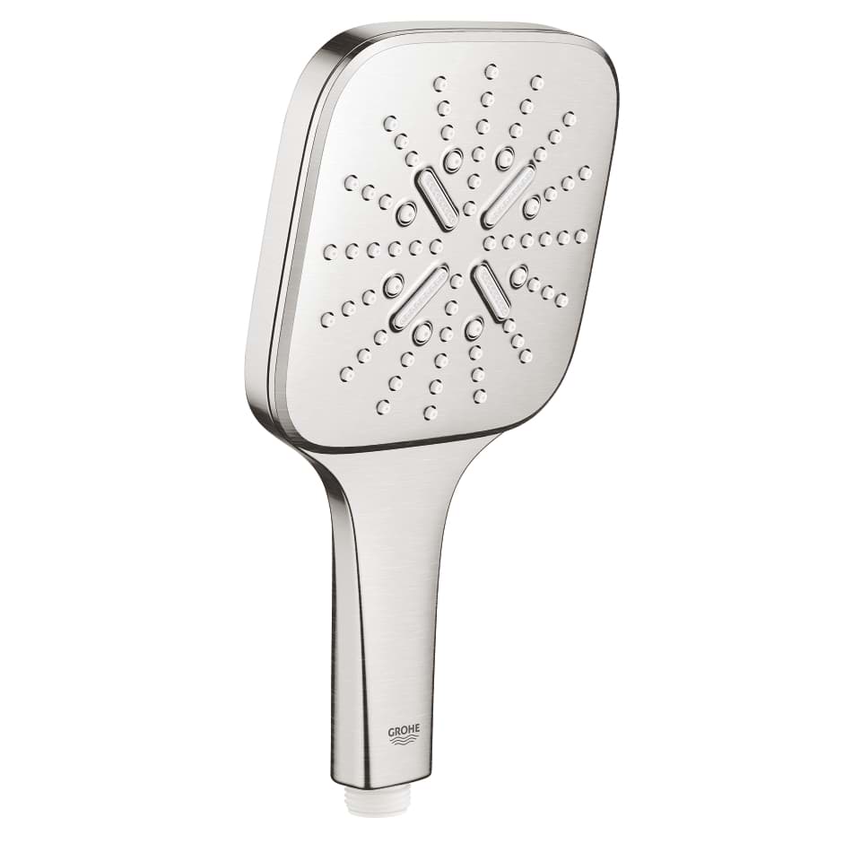 GROHE Rainshower SmartActive 130 Cube Handbrause 3 Strahlarten #26582DC0 - supersteel