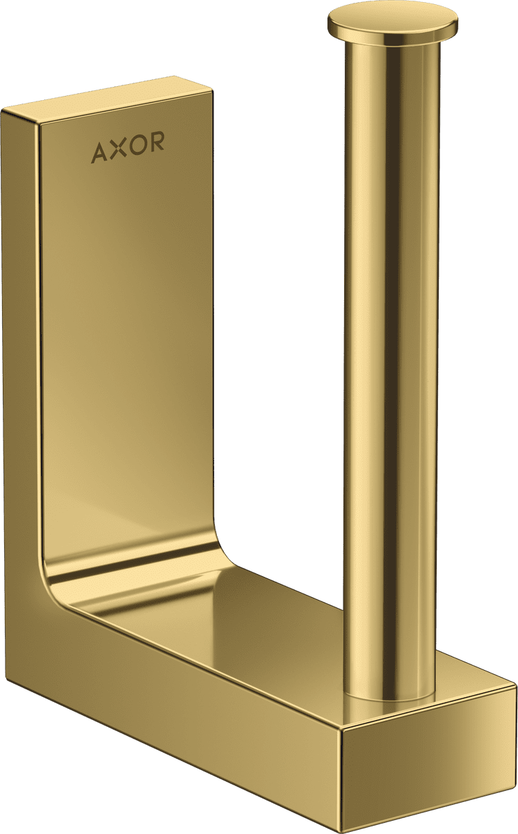 HANSGROHE AXOR Universal Rectangular Ersatzpapierrollenhalter #42654990 - Polished Gold Optic