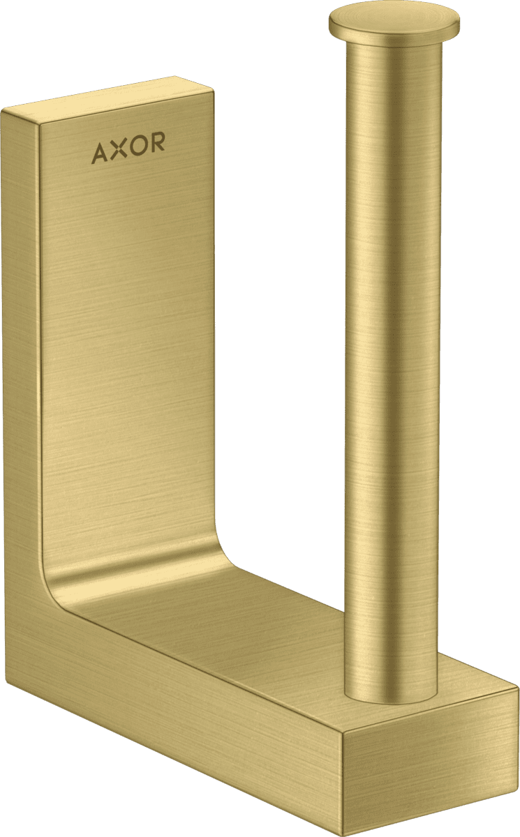 HANSGROHE AXOR Universal Rectangular Ersatzpapierrollenhalter #42654950 - Brushed Brass