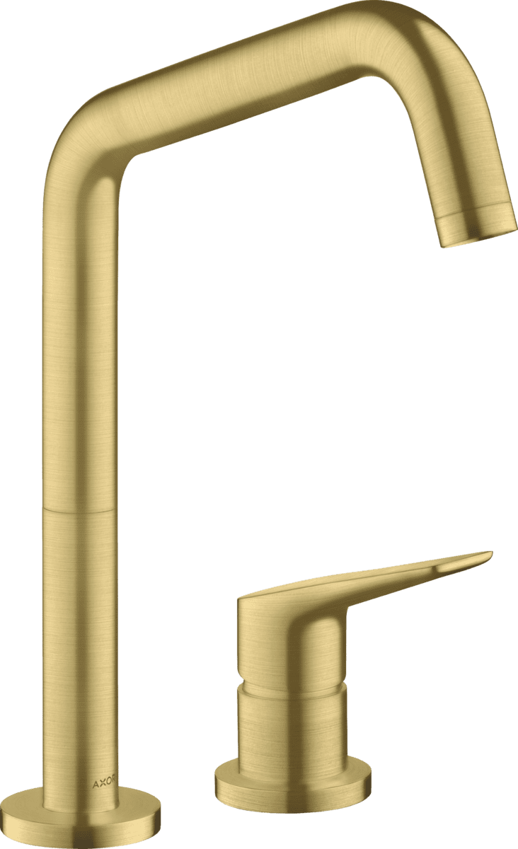 εικόνα του HANSGROHE AXOR Citterio M 2-hole single lever kitchen mixer 240 with swivel spout #34820950 - Brushed Brass