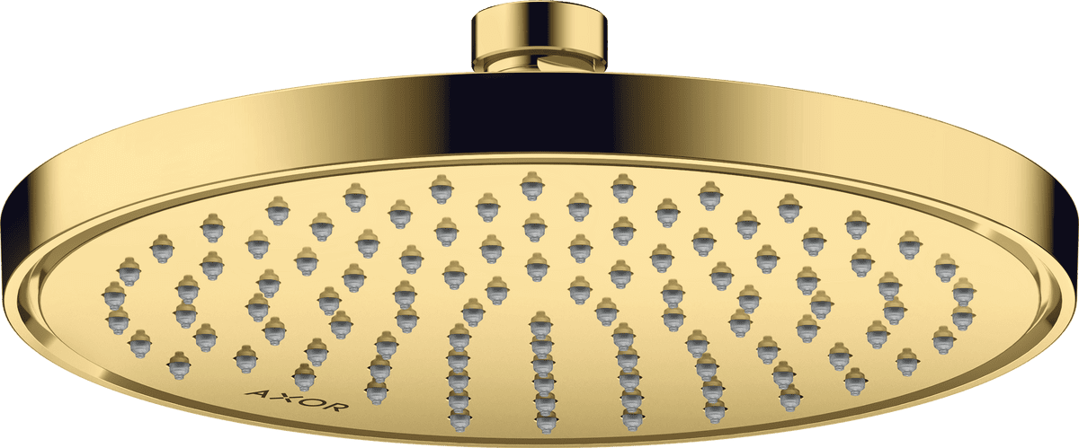 Bild von HANSGROHE AXOR ShowerSolutions Kopfbrause 220 1jet EcoSmart #35383990 - Polished Gold Optic