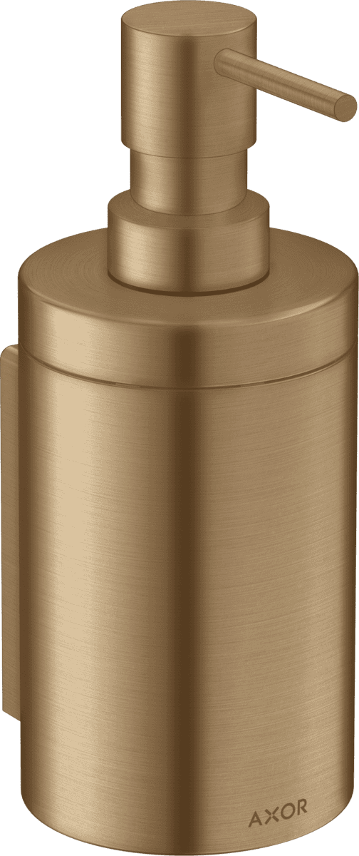 Picture of HANSGROHE AXOR Universal Circular Liquid soap dispenser #42810140 - Brushed Bronze
