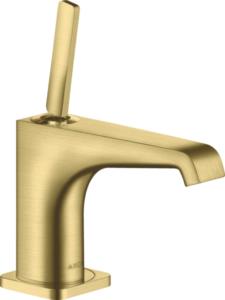 Bild von HANSGROHE AXOR Citterio E Pillar tap 90 with pin handle without waste set Brushed Brass 36105950