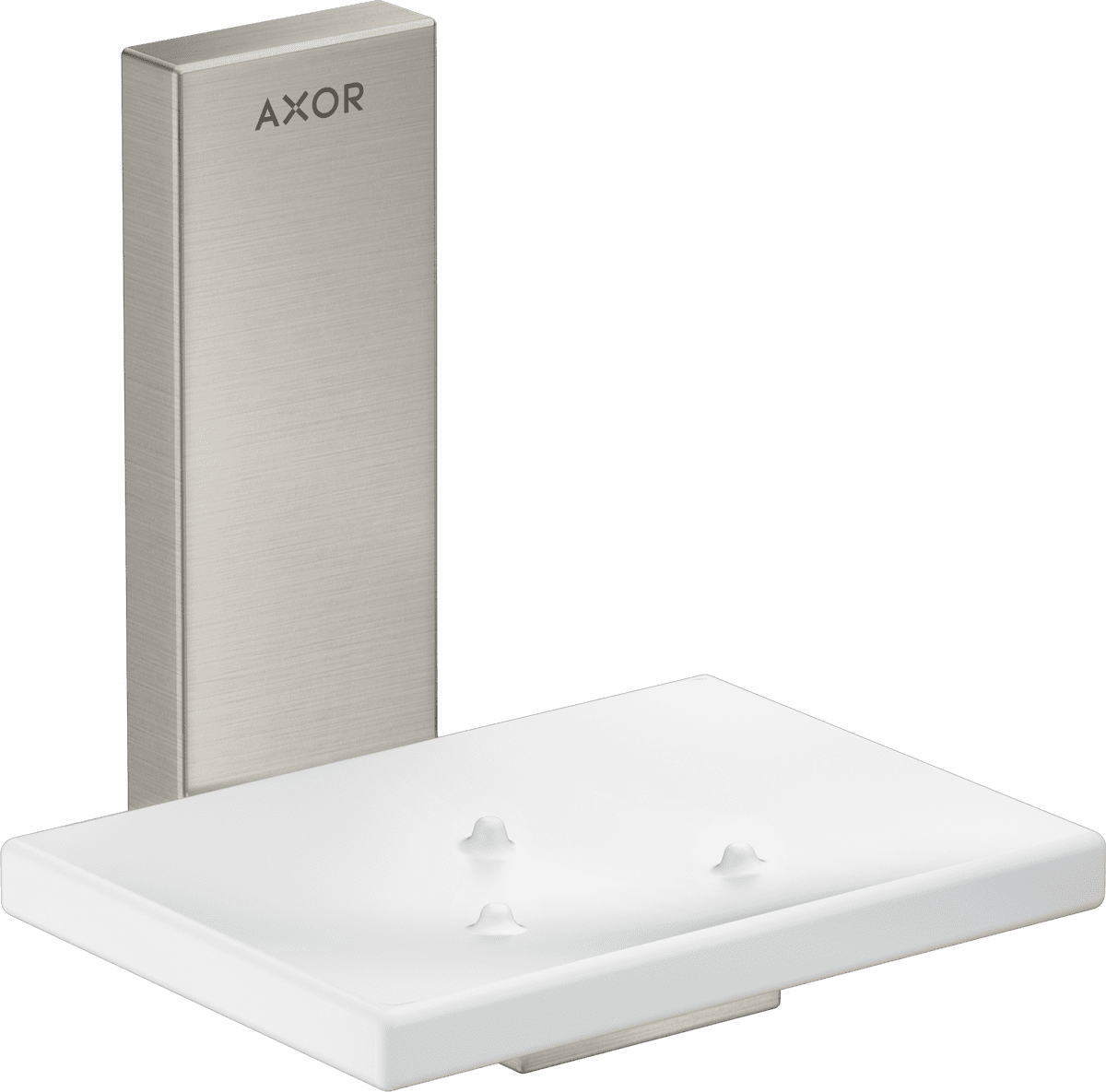εικόνα του HANSGROHE AXOR Universal Rectangular Soap dish #42605800 - Stainless Steel Optic