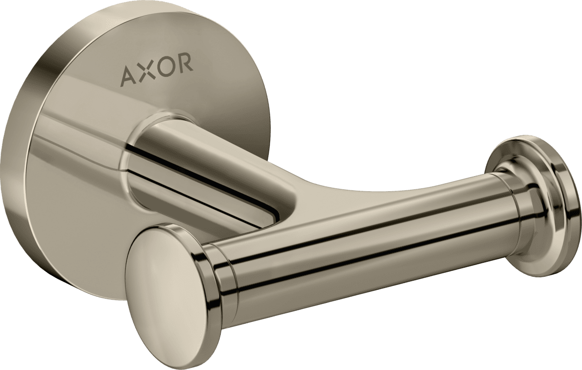 HANSGROHE AXOR Universal Circular Towel hook double #42812830 - Polished Nickel resmi