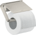 Bild von HANSGROHE AXOR Universal Softsquare Toilet paper holder with cover Stainless Steel Optic 42836800