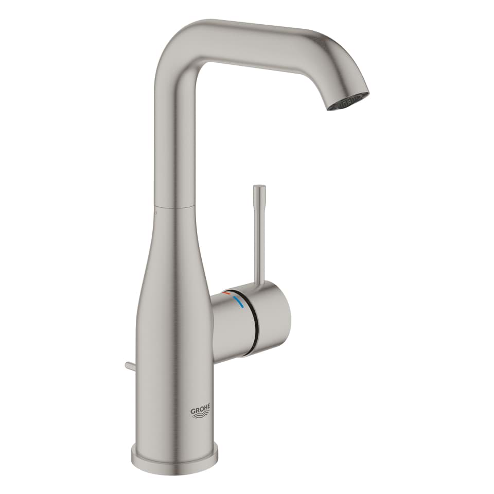 GROHE Essence Einhand-Waschtischbatterie, 1/2″ L-Size #24174DC1 - supersteel