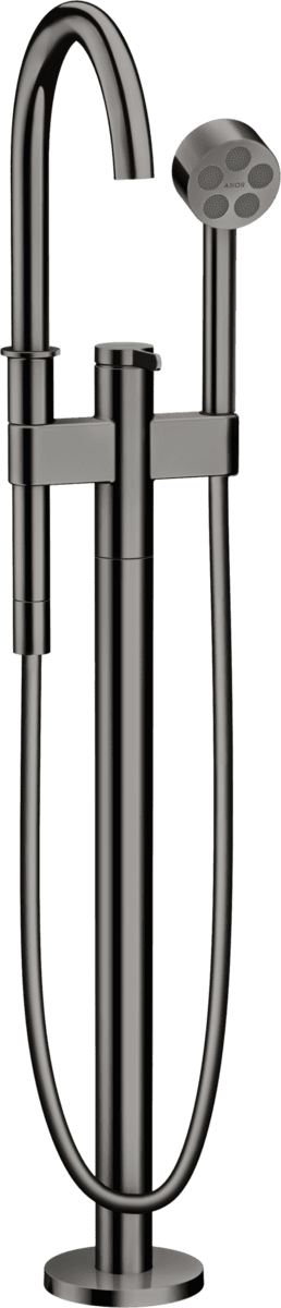 HANSGROHE AXOR One Einhebel-Wannenmischer bodenstehend #48440330 - Polished Black Chrome