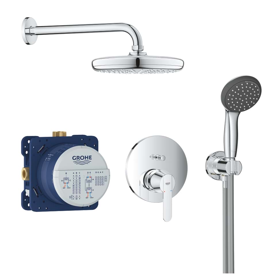GROHE Get Duschsystem Unterputz mit Vitalio Start 210 #25220001 - chrom