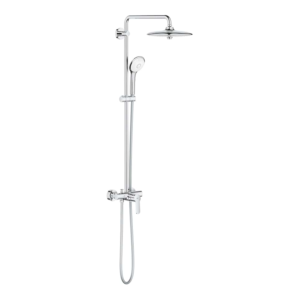 Picture of GROHE Euphoria System 260 shower system with single-lever mixer for wall mounting #27473002 - chrome