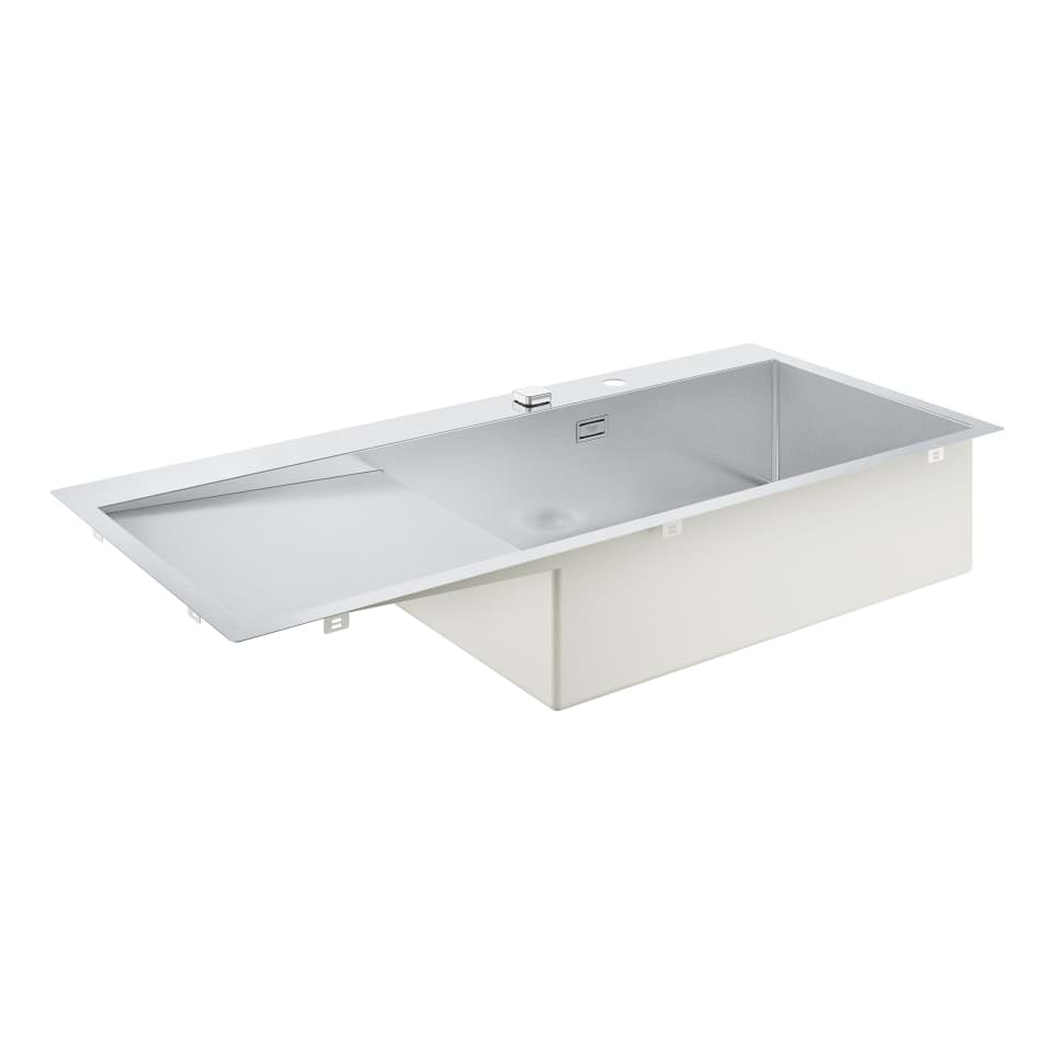 Picture of GROHE K1000 Stainless Steel Sink with Drainer stainless steel #31582SD1