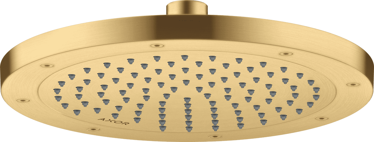 HANSGROHE AXOR ShowerSolutions Overhead shower 245 1jet EcoSmart #35381250 - Brushed Gold Optic resmi