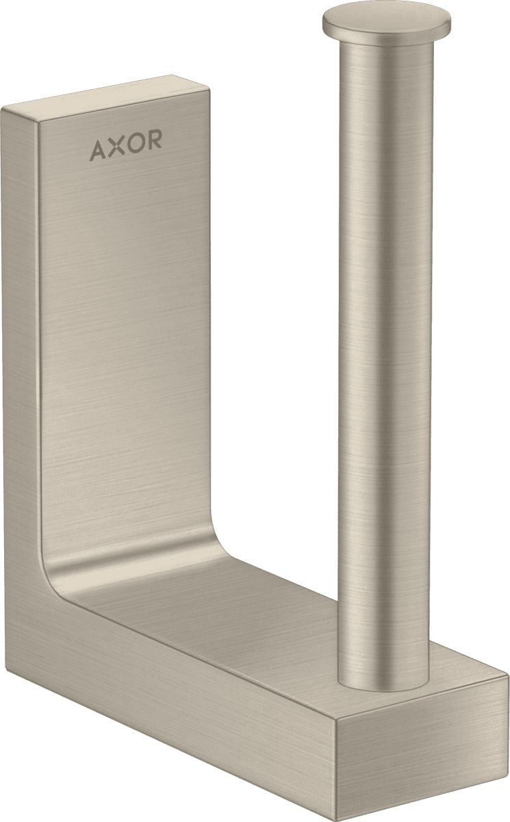 HANSGROHE AXOR Universal Rectangular Ersatzpapierrollenhalter #42654820 - Brushed Nickel