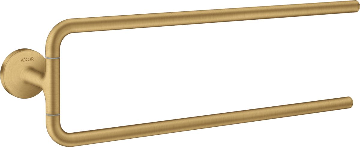 HANSGROHE AXOR Universal Circular Handtuchhalter zweiarmig #42822250 - Brushed Gold Optic