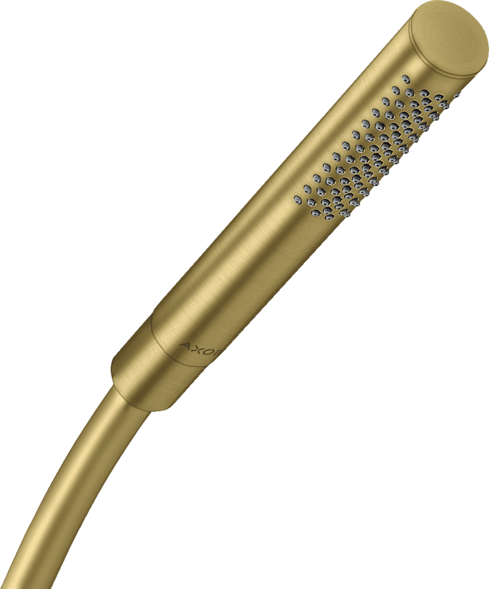 HANSGROHE AXOR Starck Stabhandbrause 1jet EcoSmart #10531950 - Brushed Brass