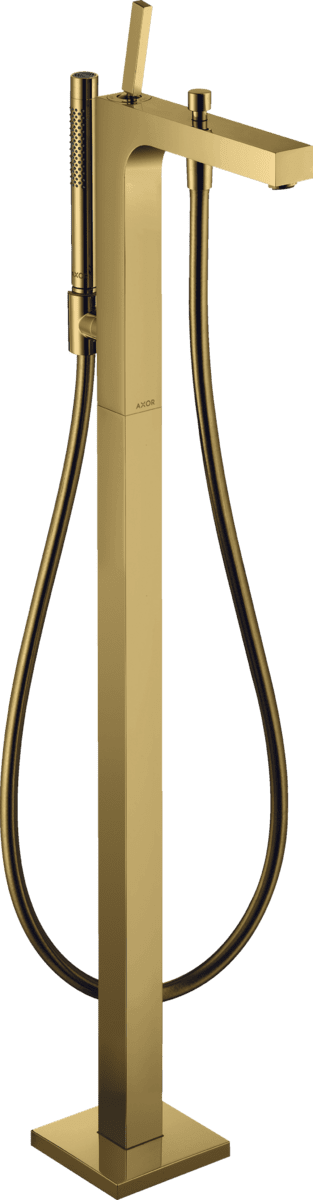 HANSGROHE AXOR Citterio Einhebel-Wannenmischer bodenstehend mit Pingriff #39451990 - Polished Gold Optic