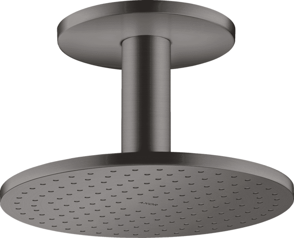 Bild von HANSGROHE AXOR ShowerSolutions Overhead shower 250 2jet with ceiling connection Brushed Black Chrome 35297340