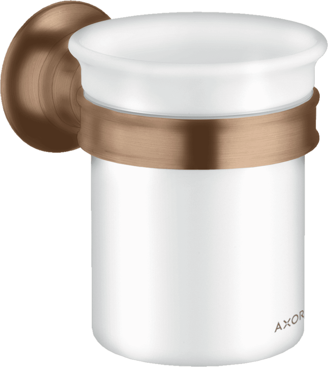 HANSGROHE AXOR Montreux Zahnputzbecher #42134310 - Brushed Red Gold