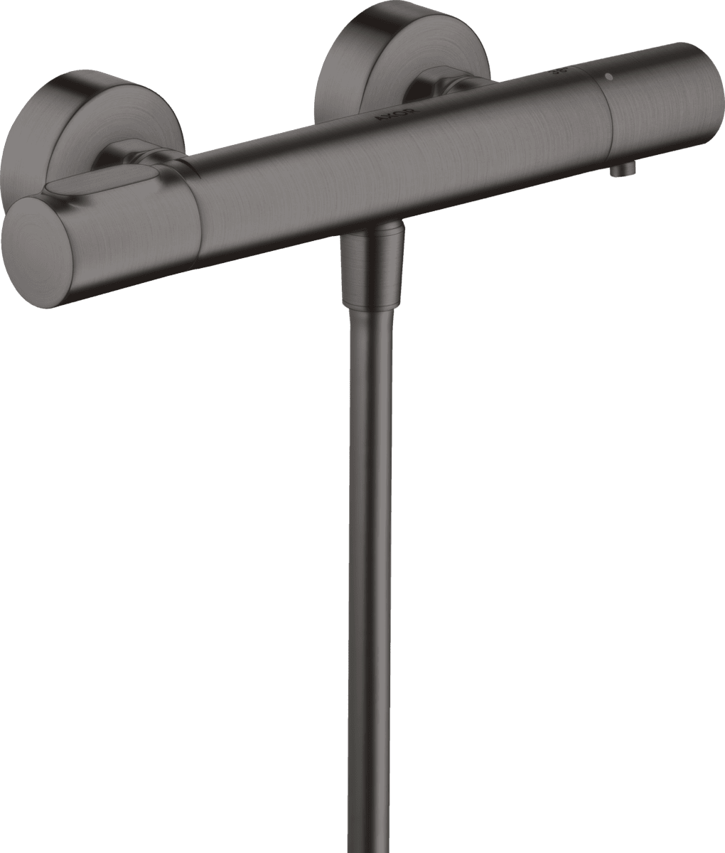 HANSGROHE AXOR Citterio M Termostatik duş bataryası aplike montaj #34635340 - Mat Siyah Krom resmi