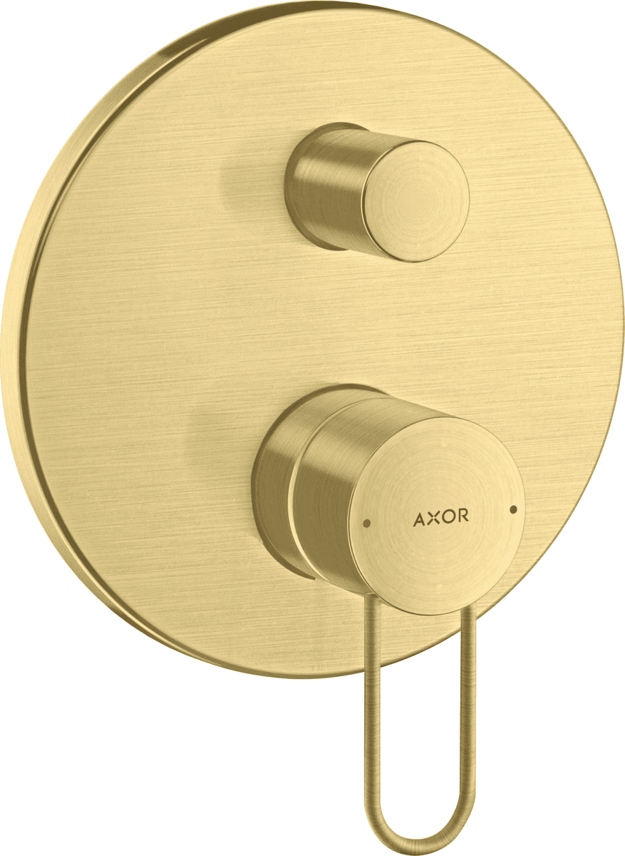 HANSGROHE AXOR Uno Einhebel-Wannenmischer Unterputz mit Bügelgriff #38426950 - Brushed Brass
