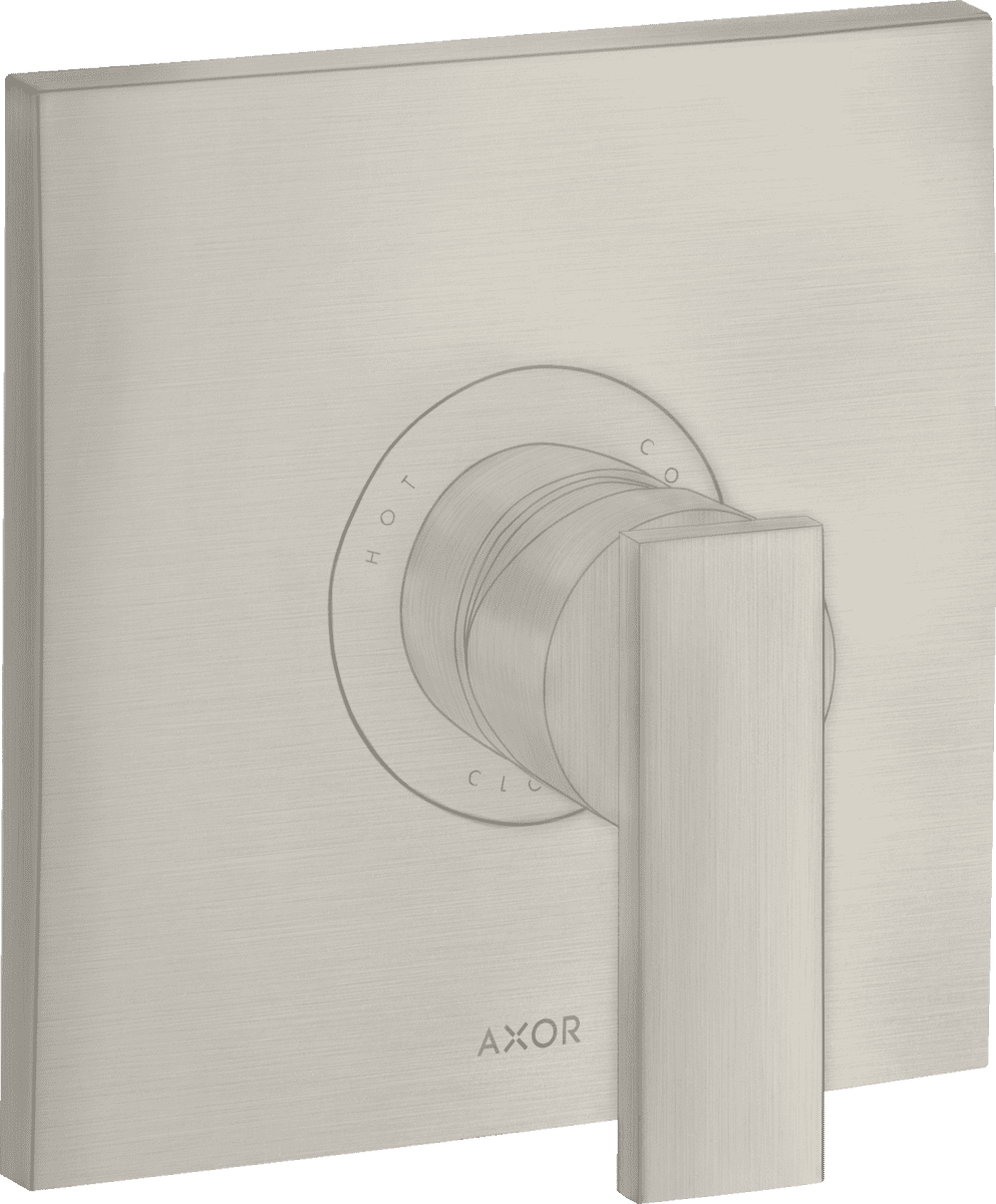 HANSGROHE AXOR Citterio Einhebel-Brausemischer Unterputz mit Hebelgriff #39655800 - Edelstahl Optic