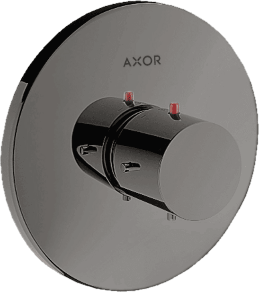 HANSGROHE AXOR Starck Thermostat Unterputz #10710330 - Polished Black Chrome