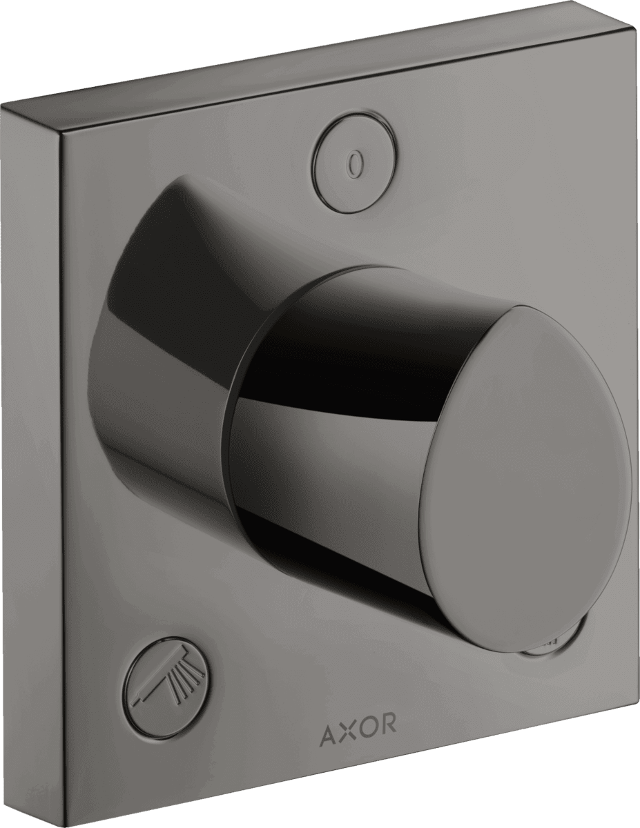 εικόνα του HANSGROHE AXOR Starck Organic Shut-off/ diverter valve Trio/ Quattro 120/120 for concealed installation #12731330 - Polished Black Chrome