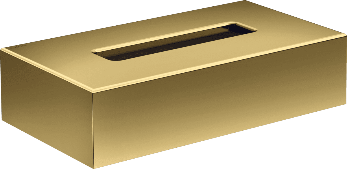 Зображення з  HANSGROHE AXOR Universal Circular Tissue box #42873990 - Polished Gold Optic