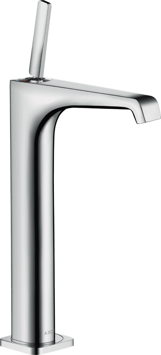 Зображення з  HANSGROHE AXOR Citterio E Single lever basin mixer 250 with pin handle for wash bowls with waste set #36104800 - Stainless Steel Optic
