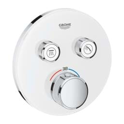 Bild von GROHE Grohtherm SmartControl Unterputz-Thermostat mit 2 Absperrventilen #29151LS0 - moon white