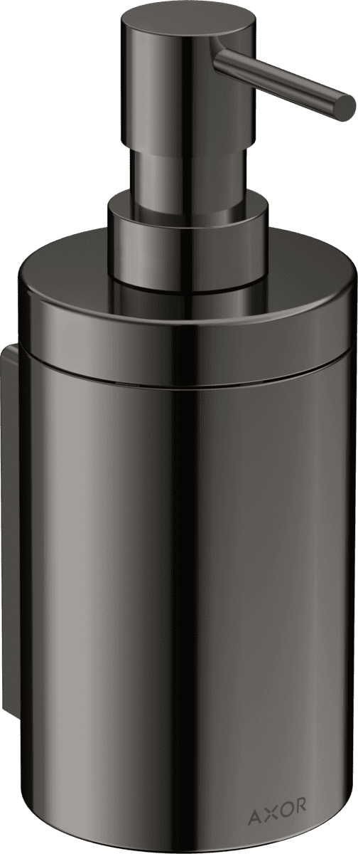 Picture of HANSGROHE AXOR Universal Circular Liquid soap dispenser #42810330 - Polished Black Chrome