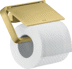 Bild von HANSGROHE AXOR Universal Softsquare Toilet paper holder with cover Brushed Brass 42836950