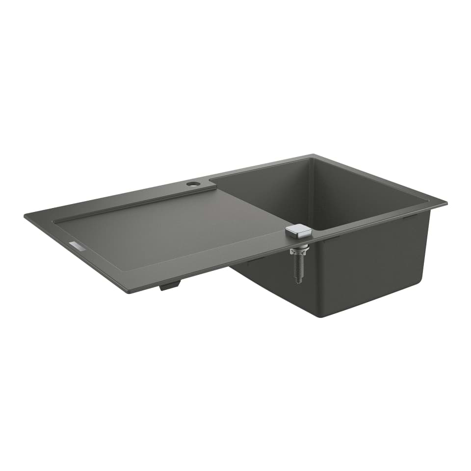 GROHE K500 Composite sink with drainer granite gray #31644AT0 resmi