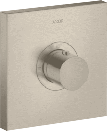 Bild von HANSGROHE AXOR ShowerSelect Thermostat HighFlow for concealed installation square Brushed Nickel 36718820