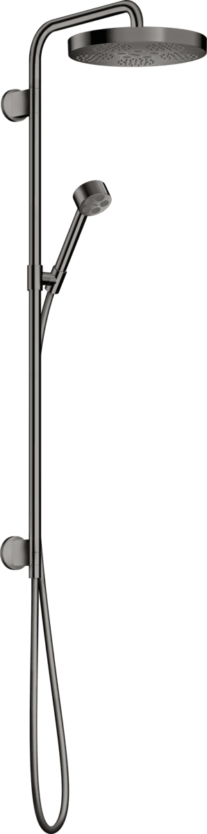 HANSGROHE AXOR One Showerpipe 280 1jet Unterputz #48790330 - Polished Black Chrome