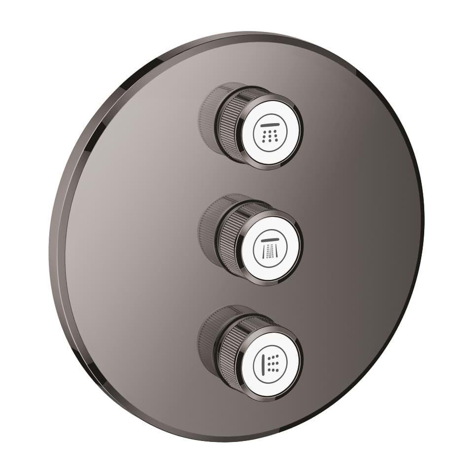 GROHE Grohtherm SmartControl 3-fach Unterputzventil #29122A00 - hard graphite