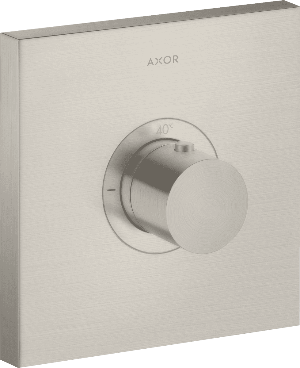 HANSGROHE AXOR ShowerSelect Thermostat HighFlow Unterputz eckig #36718800 - Edelstahl Optic