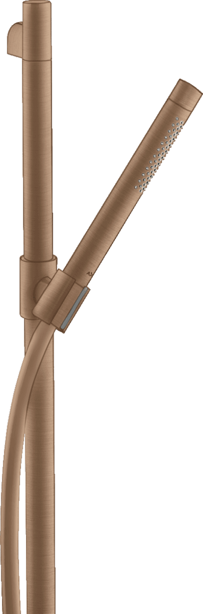 HANSGROHE AXOR Starck Brauseset 0,90 m mit Stabhandbrause 2jet #27980310 - Brushed Red Gold