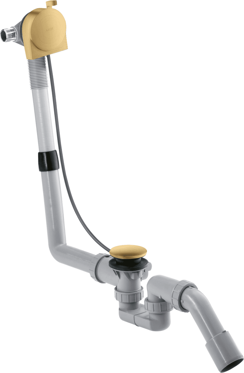 Picture of HANSGROHE Complete set bath filler, waste and overflow set for standard bath tubs #58307250 - Brushed Gold Optic