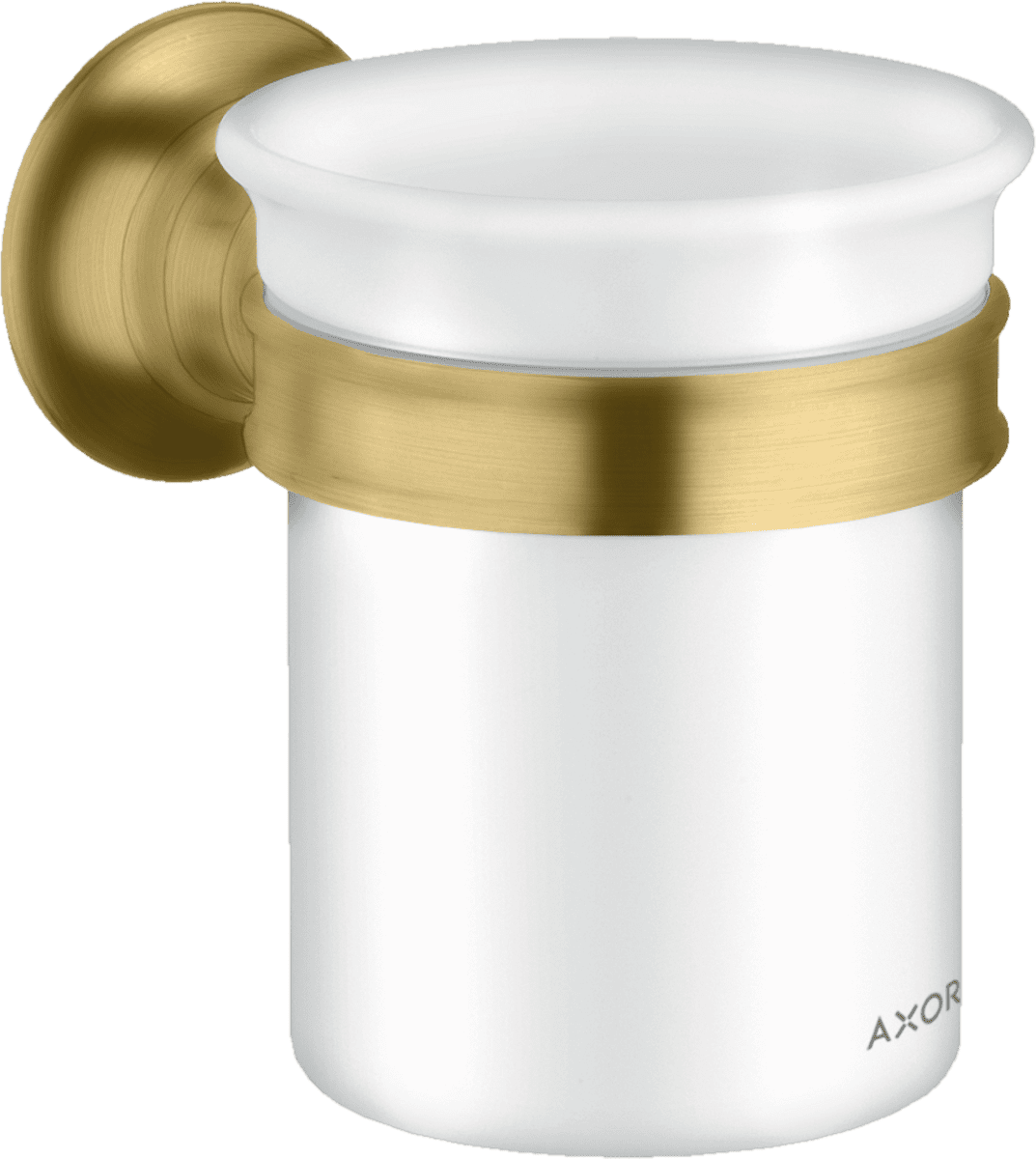 HANSGROHE AXOR Montreux Zahnputzbecher #42134250 - Brushed Gold Optic