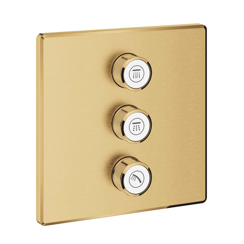 GROHE Grohtherm SmartControl 3-fach Unterputzventil #29127GN0 - cool sunrise gebürstet