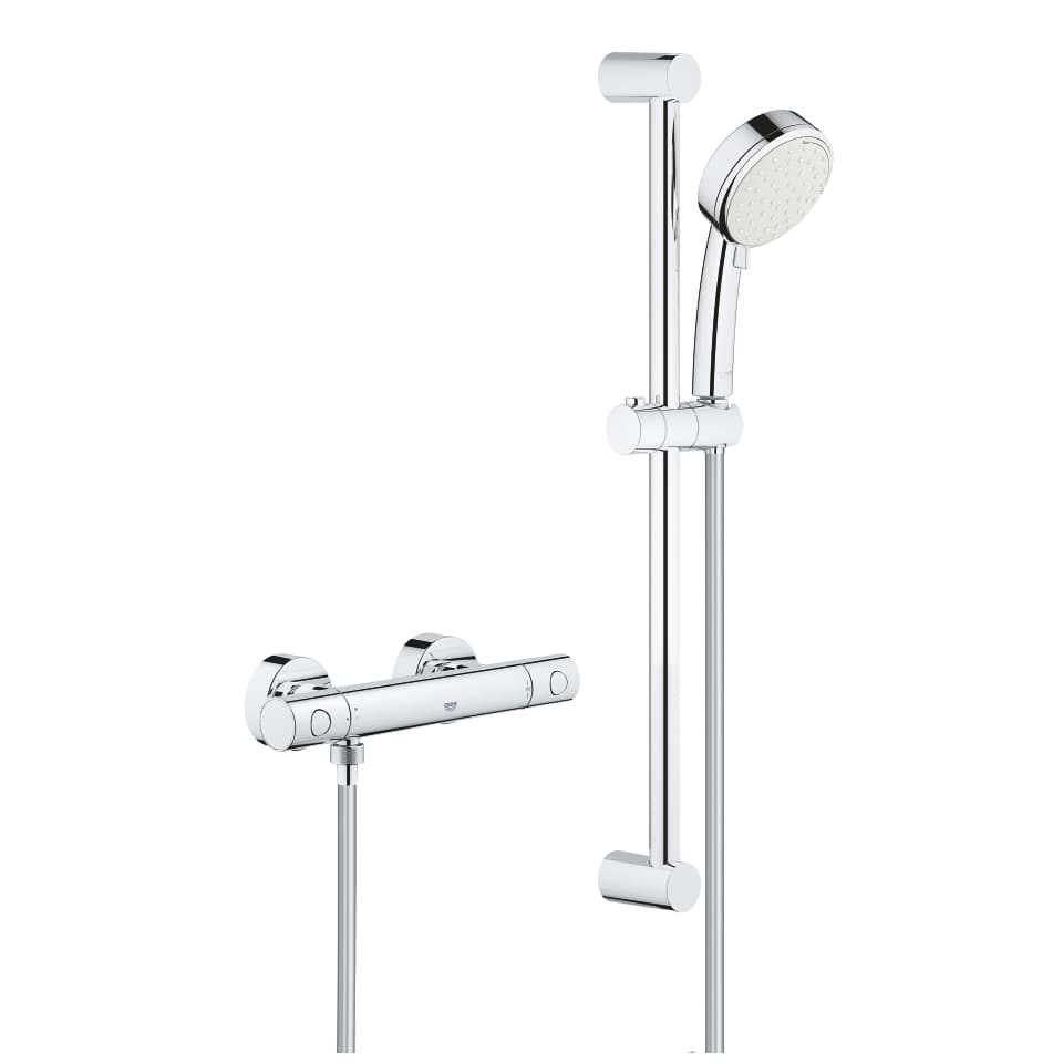 Picture of GROHE Grohtherm 800 Cosmopolitan Thermostatic shower set 1/2″ Chrome #34768000