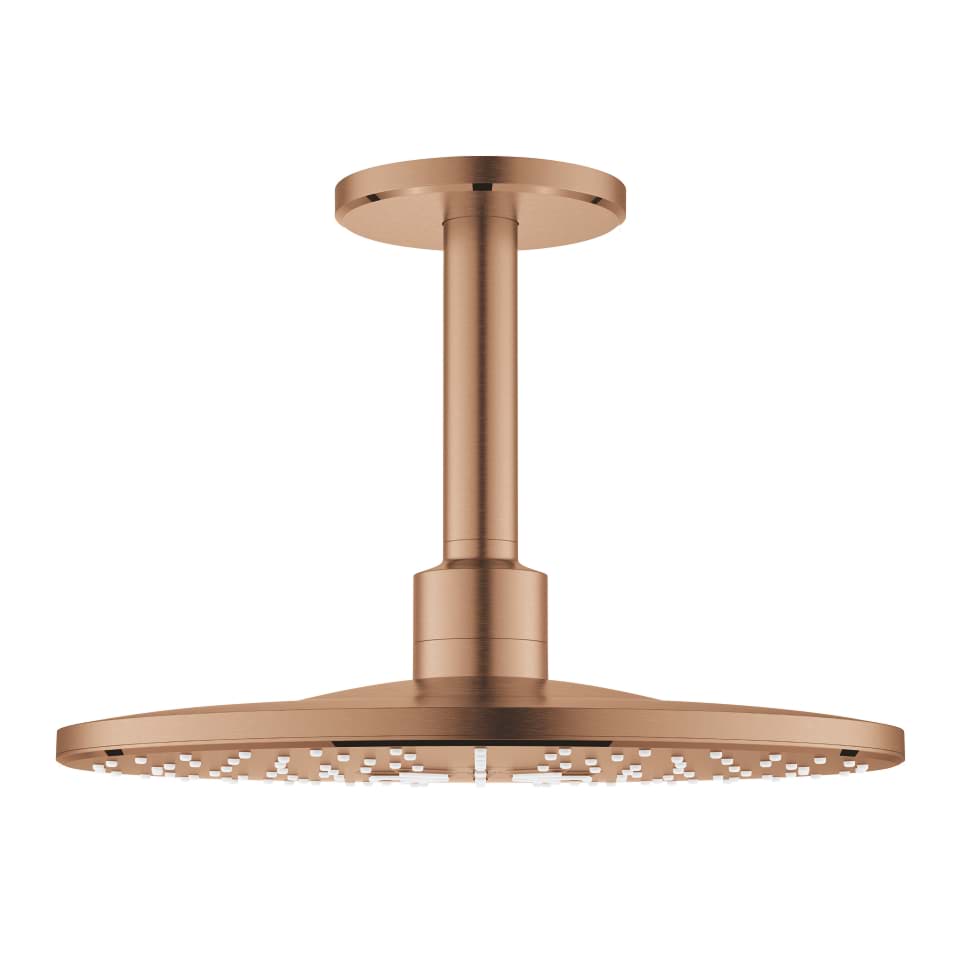 GROHE Rainshower SmartActive 310 Kopfbrause-Set Deckenauslass 142 mm, 2 Strahlarten #26477DL0 - warm sunset gebürstet