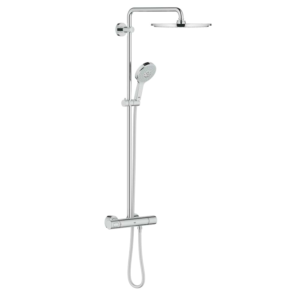 GROHE Rainshower System 310 Duschsystem mit Thermostatbatterie für die Wandmontage #27968000 - chrom